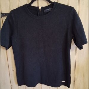 Tahari Womens Top, Short Sleeve, Womens Size Medium